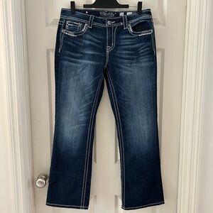 Miss Me Dark Blue Boot Cut Jeans